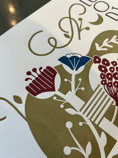 Hinterland 2025 Letterpress Print