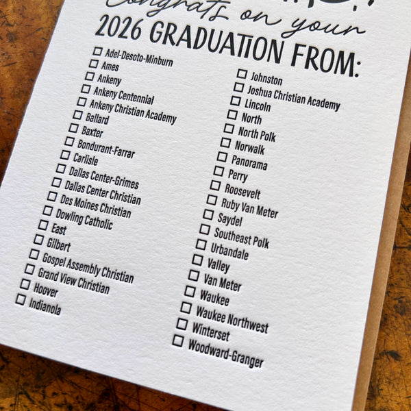 Congrats class of 2026 Schools