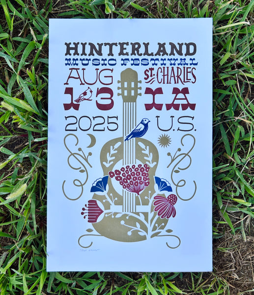 Hinterland 2025 Letterpress Print