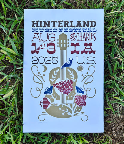 Hinterland 2025 Letterpress Print