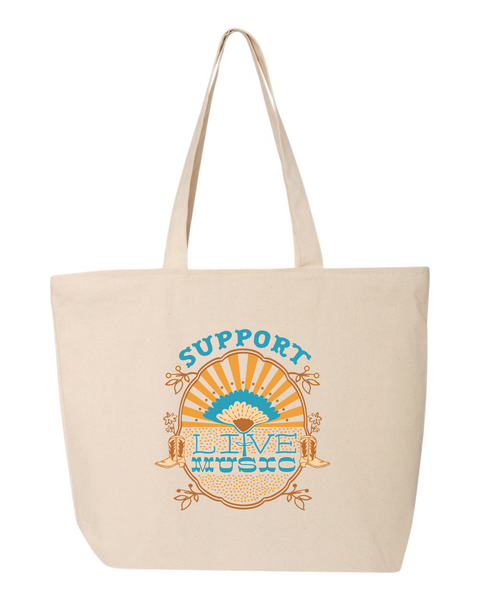 Support Live Music Tote