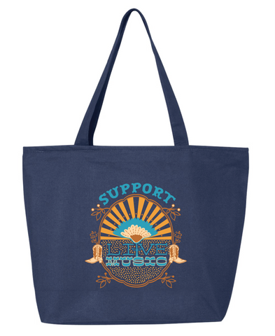 Support Live Music Tote
