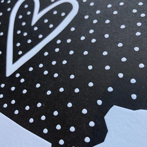 Iowa Heart Print
