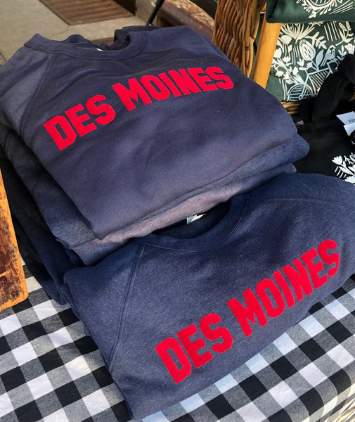 Des Moines Sweatshirt Navy/Red