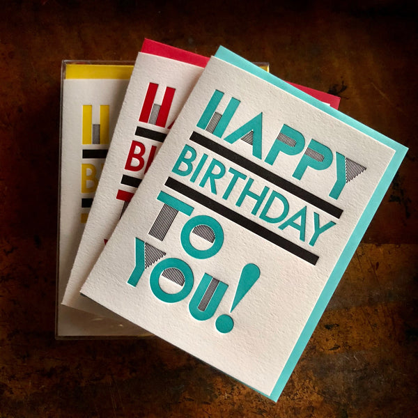 Happy Birthday Typographic