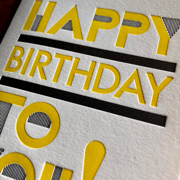 Happy Birthday Typographic