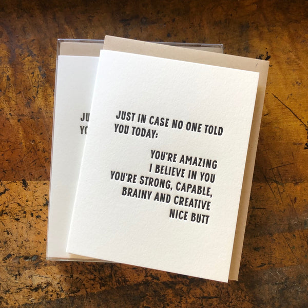 Just In Case- Sassy Version