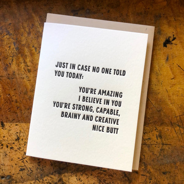 Just In Case- Sassy Version