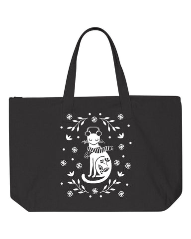 Winter Cat Tote