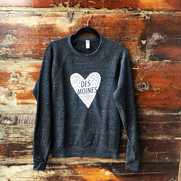 Des Moines Heart Sweatshirt