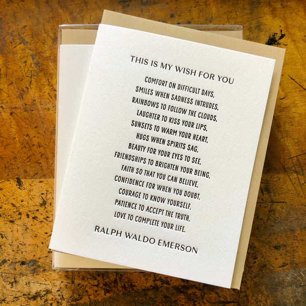 My Wish For You card