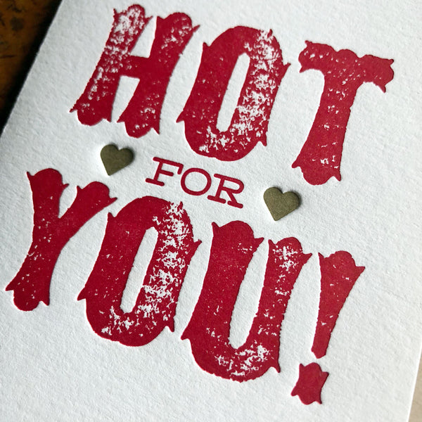 Hot for You card