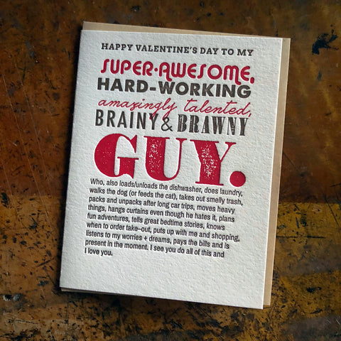 Happy Valentine's Day, Super Awesome Guy