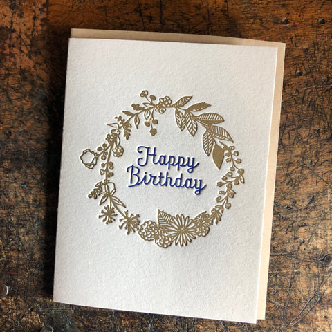 Happy Birthday Wreath