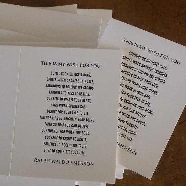 My Wish For You card