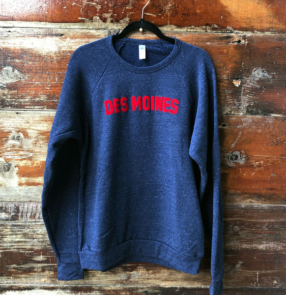 Des Moines Sweatshirt Navy/Red