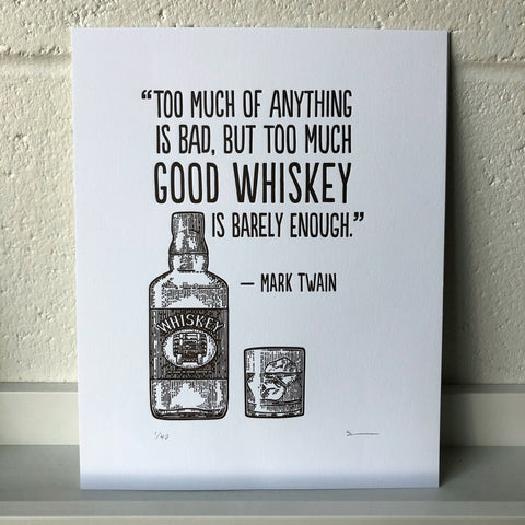 Whiskey Print